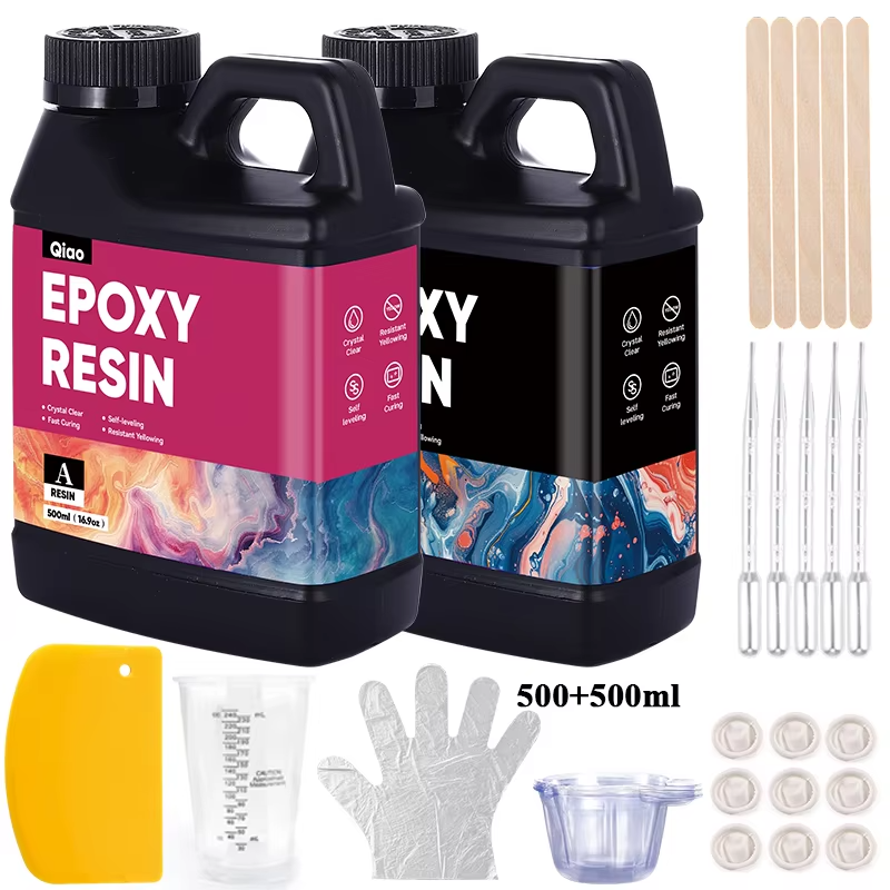 Resin Art Pro - 500ml 1000ml Easy Mixing Epoxy Resin