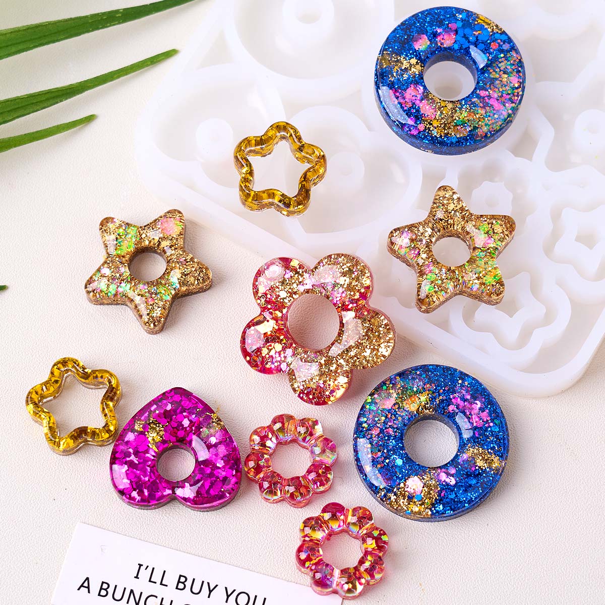 Resin Art Guide - Multifuntional Jewelry Silicone Mold DIY Handmade
