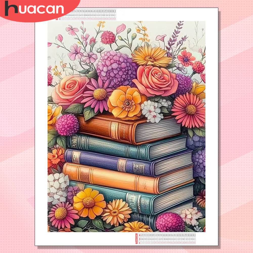 Resin Art With Rose - HUACAN Diamond Mosaic News 2026 Book