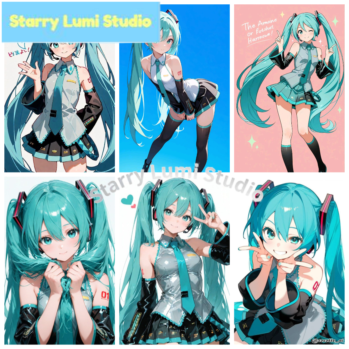 Resin Art Craft - Hatsune Miku Diamond painting Art Kit