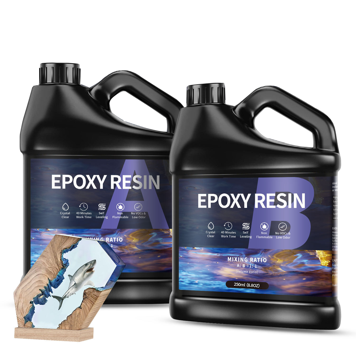 Resin Art Pro - 500g/1000g AB Epoxy Resin Glue High
