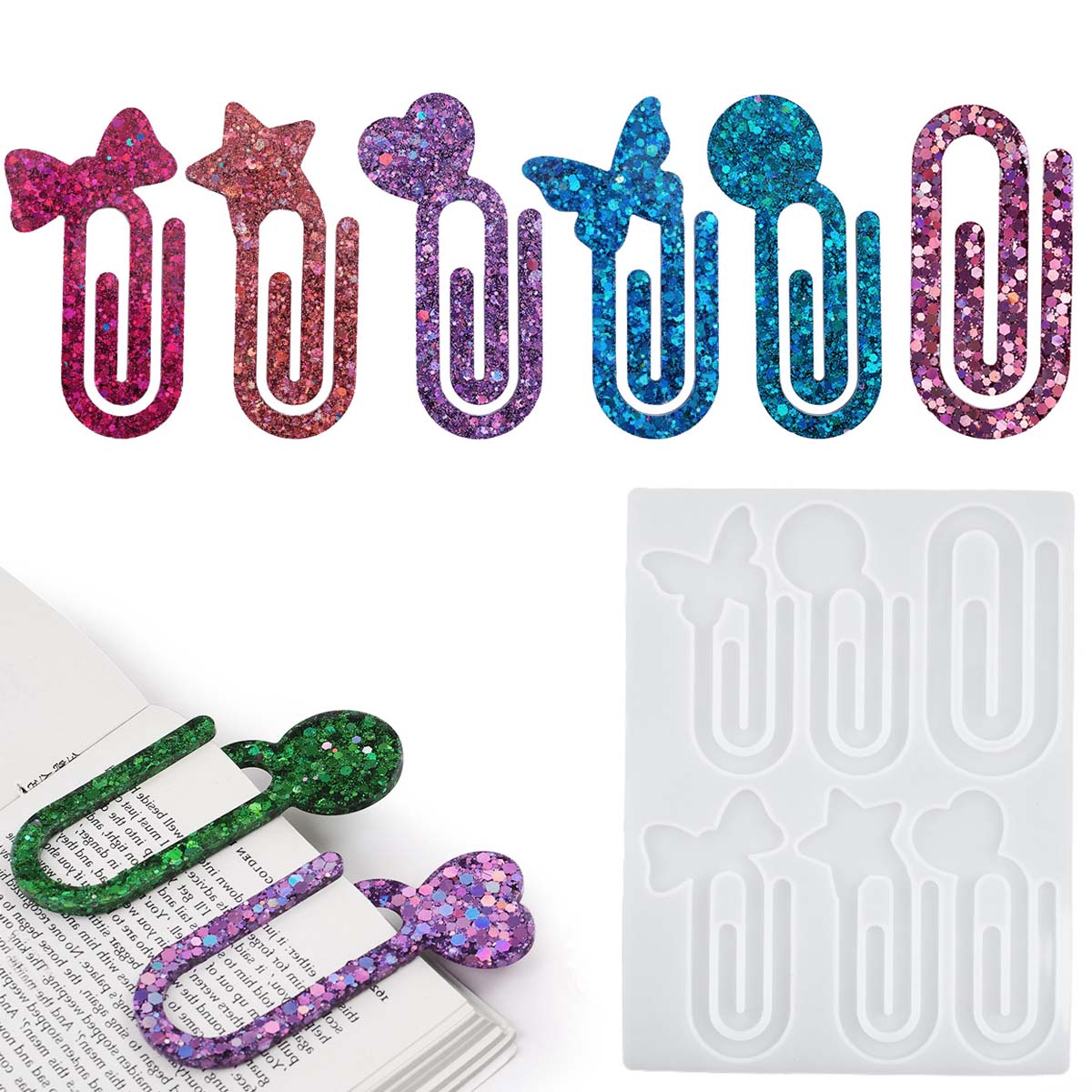 Resin Art Guide - Crystal Epoxy Resin Mold DIY Paperclip