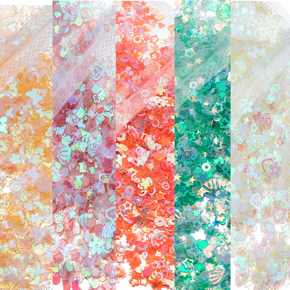 Resin Art Alphabet - 20gram 3-6mm Mixed Glitter Sequins Epoxy