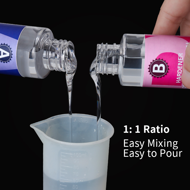 Resin Art Ratio - 1:1 Crystal Clear Epoxy Resin Kit
