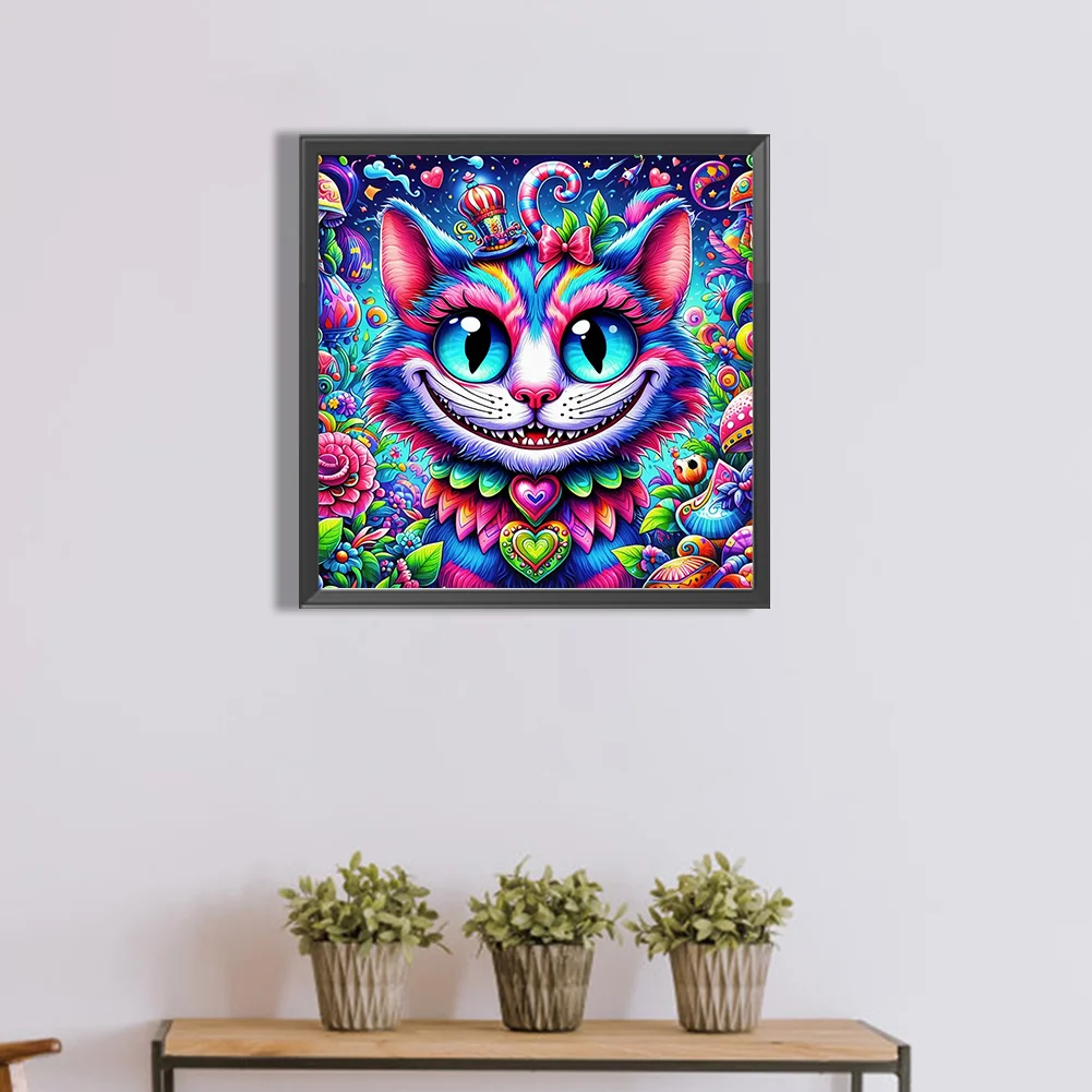 Resin Art Kit - Diamond Painting Family Color Laugh Cat