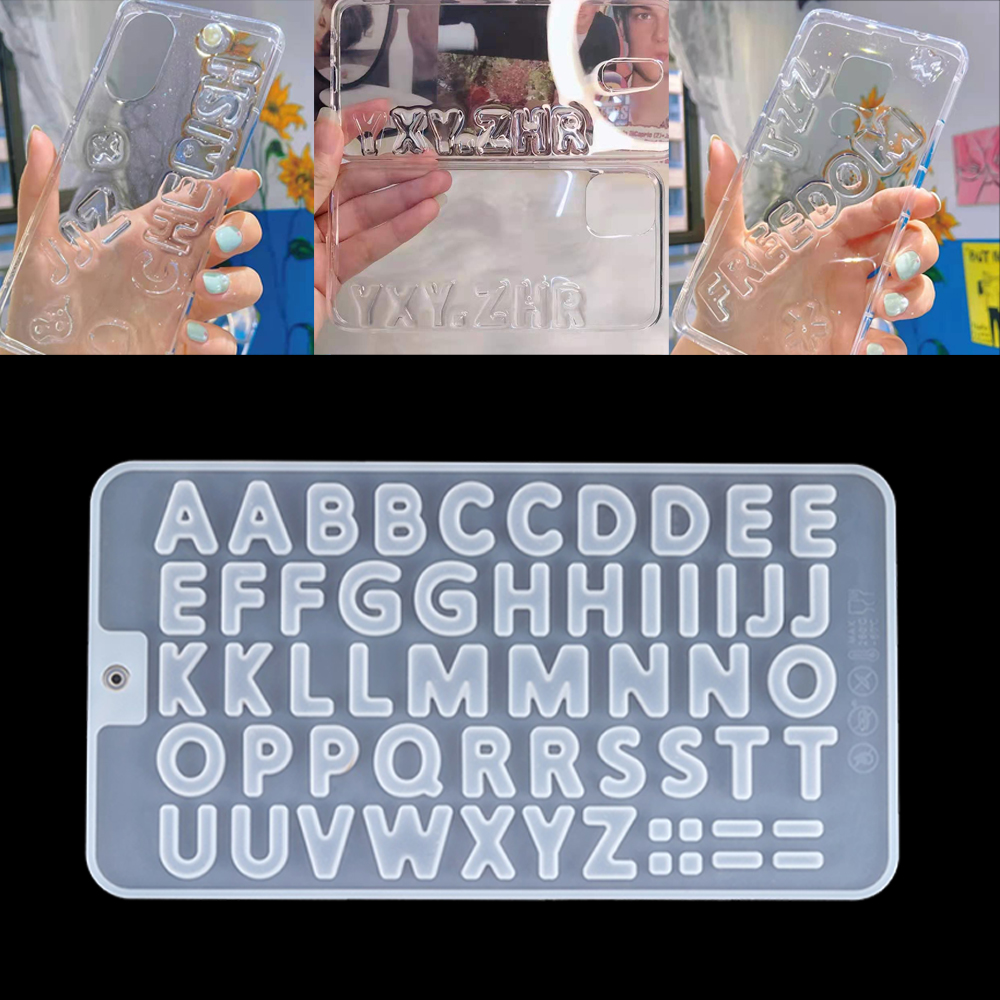 Resin Art Alphabet - Letter Mold Alphabet Number Epoxy Resin