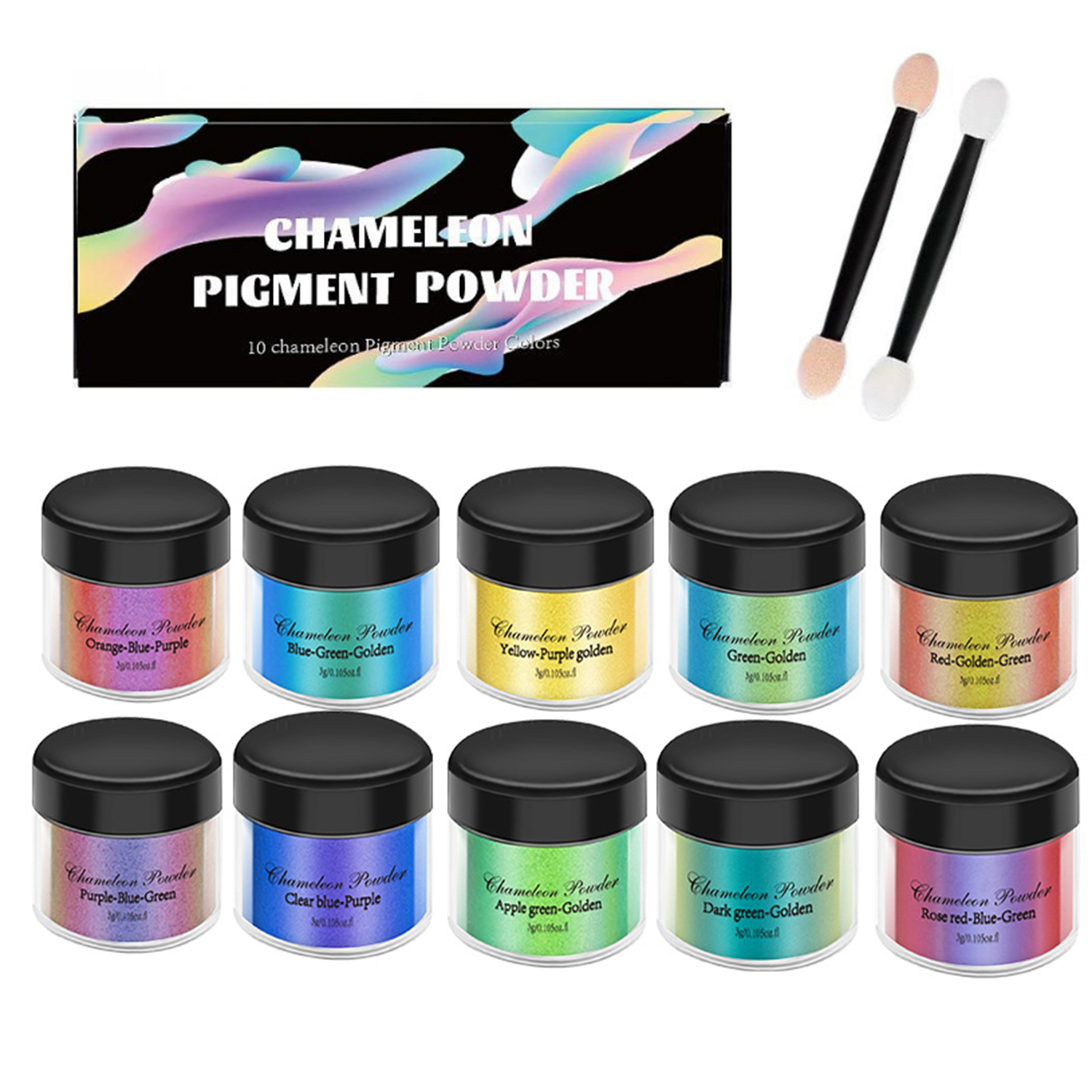 10/20pcs Mirror Chameleons Pig - Resin Art Tool Kit ulasan dan harga