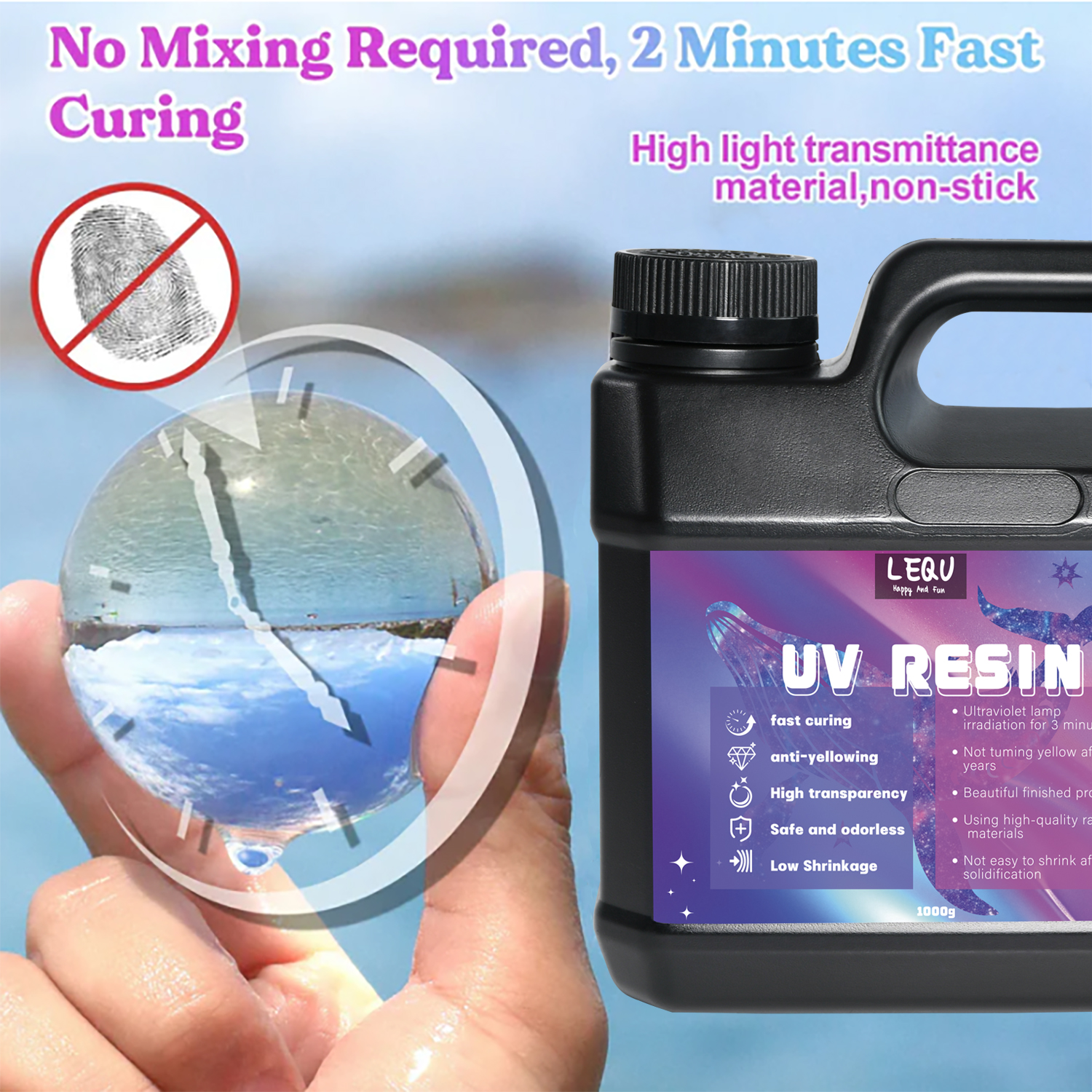 Bulk UV Resin Crystal Clear La - Resin Art Epoxy ulasan dan harga