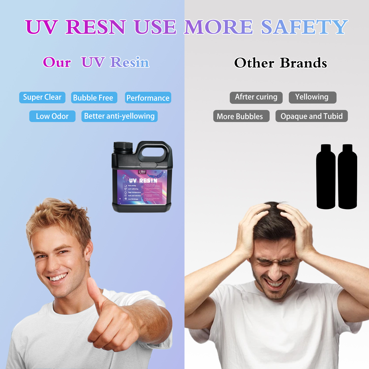 Bulk UV Resin Crystal Clear La - Resin Art Epoxy ulasan dan harga