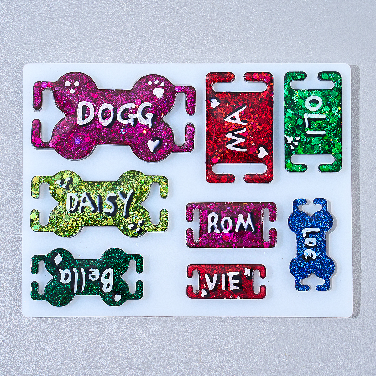 DIY Cat Dog ID Tag Silicone Mo - Resin Art Guide ulasan dan harga
