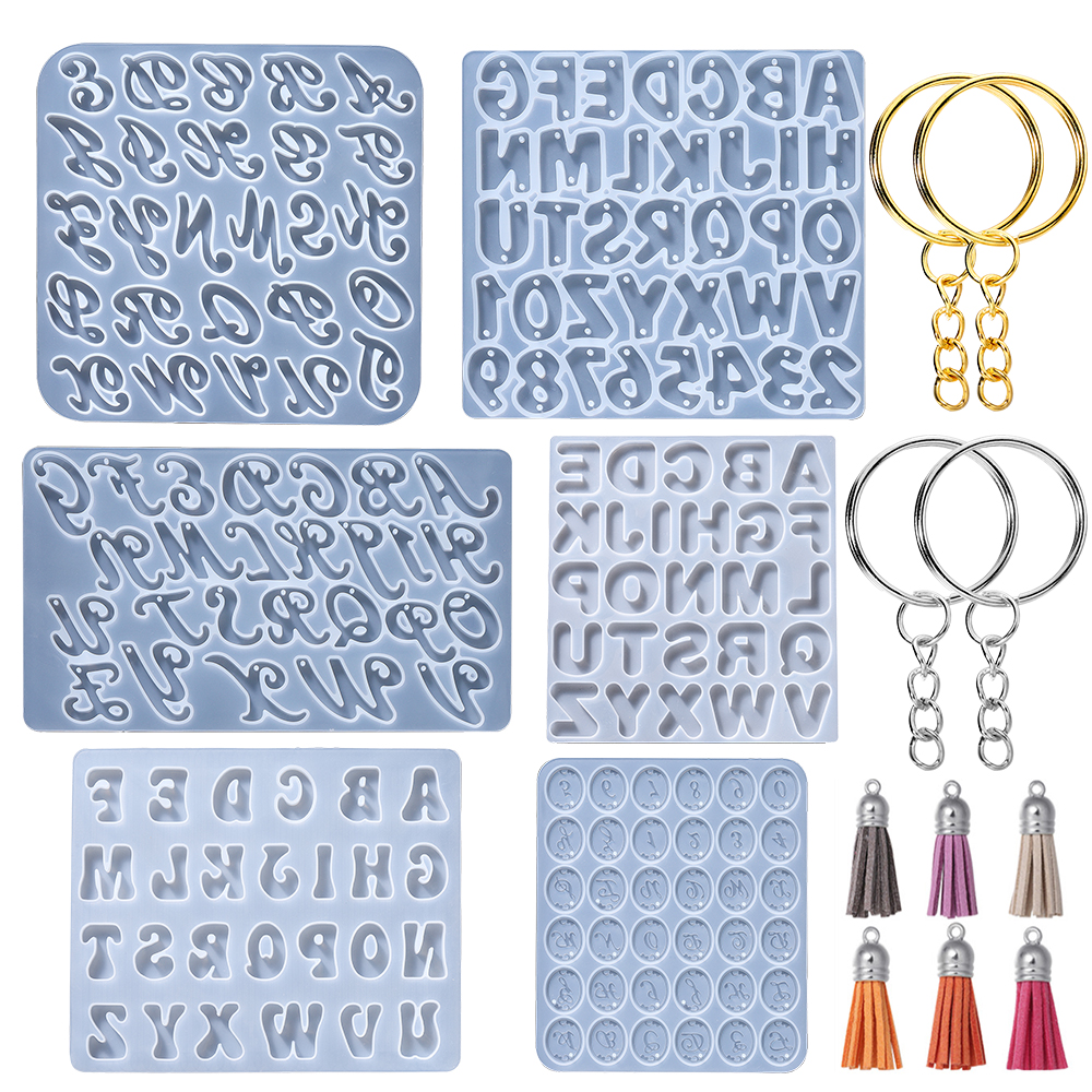 Alphabet Epoxy Resin Silicone  - Resin Art Pro ulasan dan harga