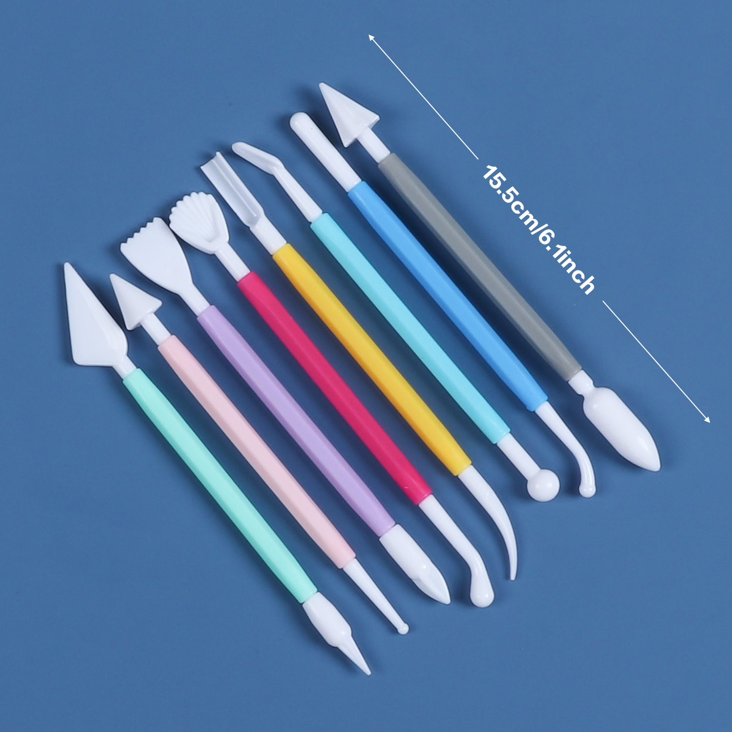 8 Pieces Handmade Pottery Tool - Resin Art Tool Kit ulasan dan harga