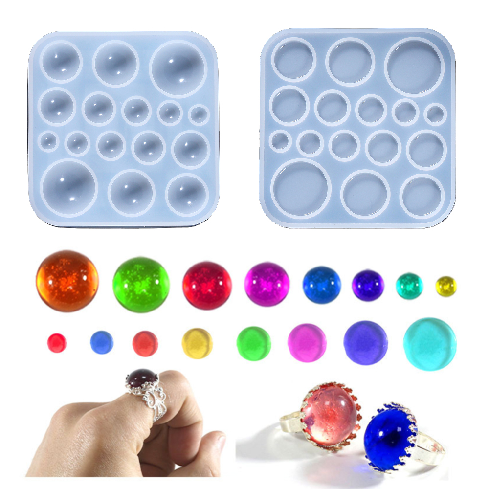 Round Cabochon Pendant Epoxy R - Resin Art Tool Kit ulasan dan harga