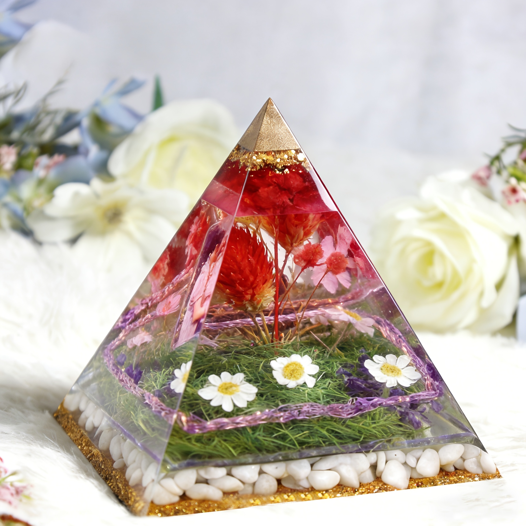 5pc- Pyramid resin molds of va - Resin Art Guide ulasan dan harga