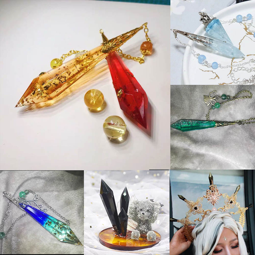 1pcs DIY Crystal Pendulum Epox - Resin Art Tool Kit ulasan dan harga