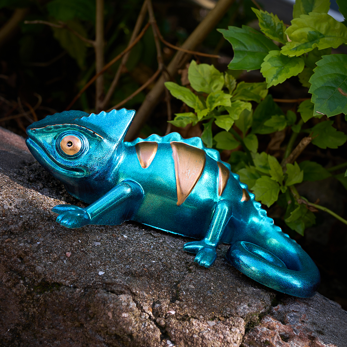 17cm 3D Chameleon Lizard Silic - Resin Art Guide ulasan dan harga