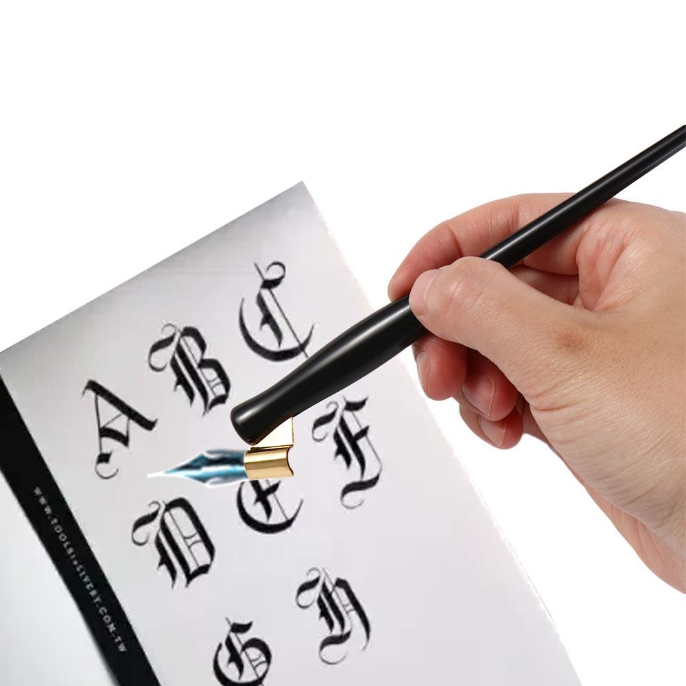 Oblique Dip Pen Holder English - Resin Art Design ulasan dan harga