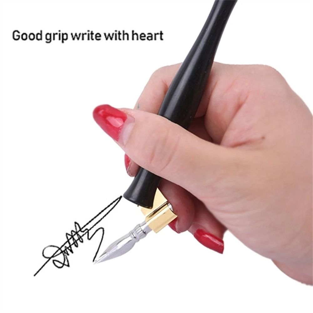 Oblique Dip Pen Holder English - Resin Art Design ulasan dan harga