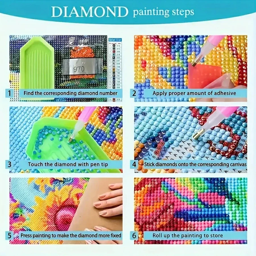 Cartoon Happy Old Couple 5D Fu - Resin Art Painting ulasan dan harga