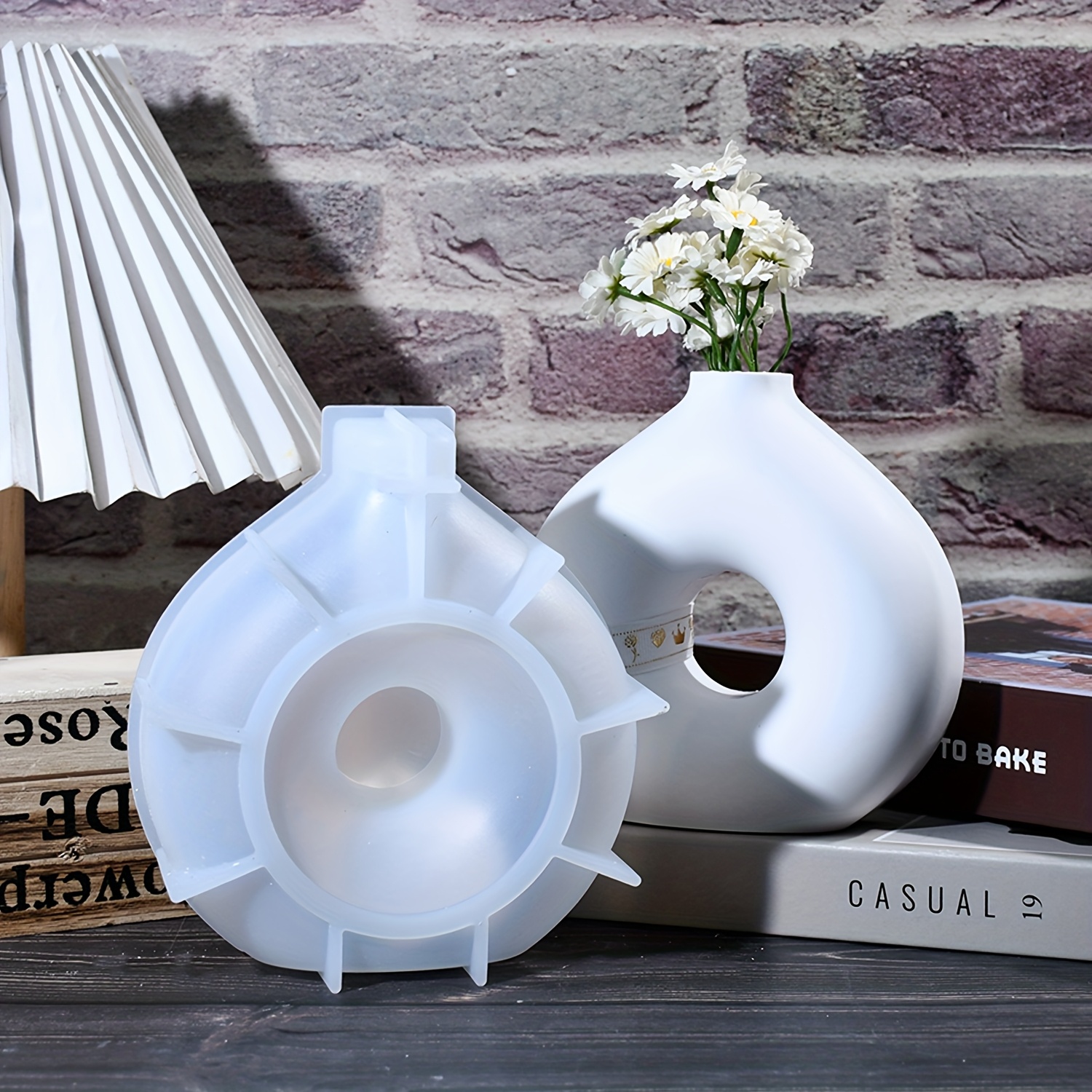 1 DIY Round Vase Silicone Moul - Resin Art Epoxy ulasan dan harga