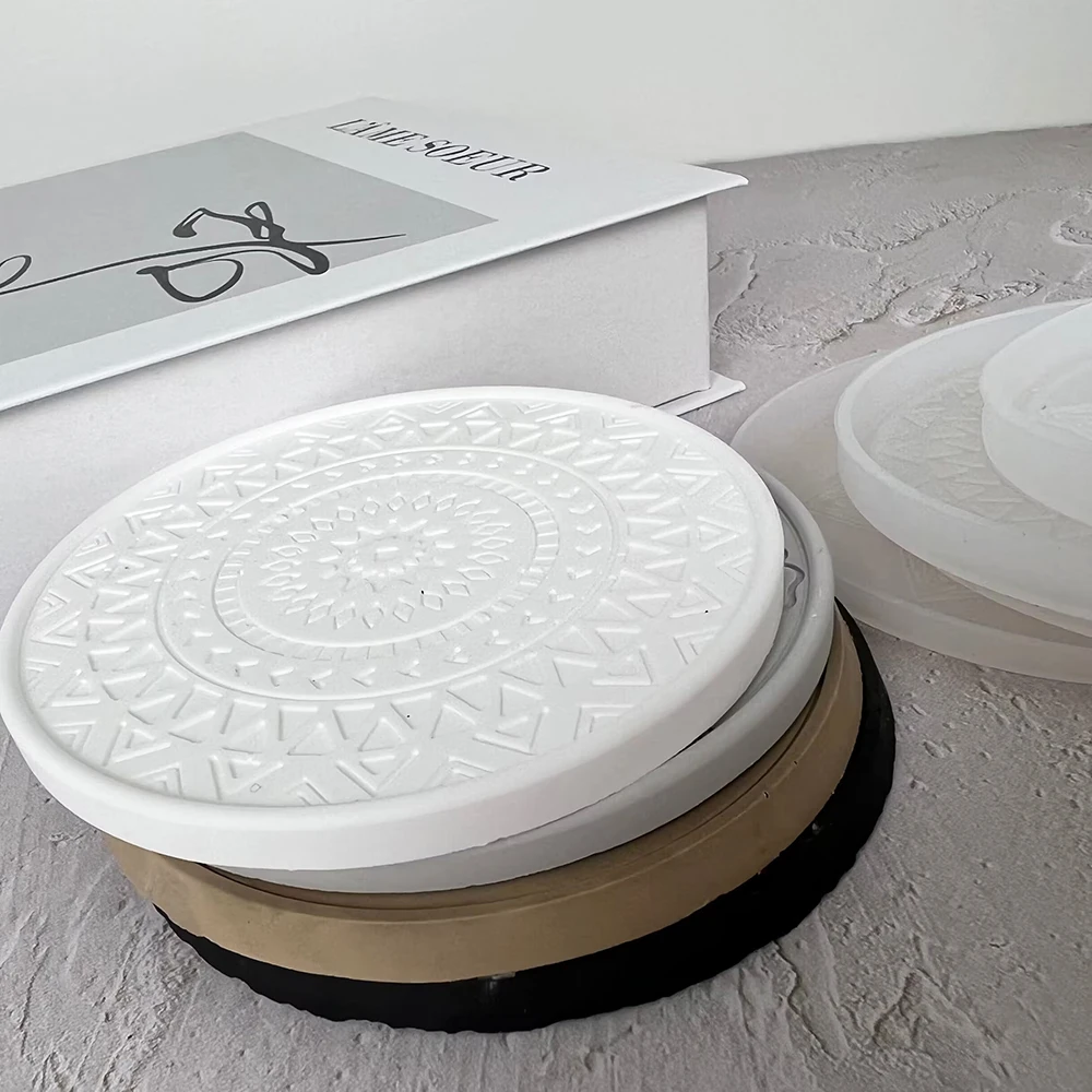 Mandala Round Coaster Resin Si - Resin Art Coasters ulasan dan harga
