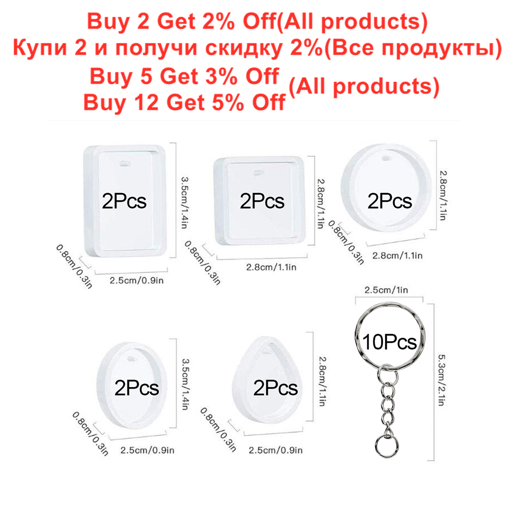 20Pcs/Set DIY Keychain Pendant - Resin Art Tool Kit ulasan dan harga