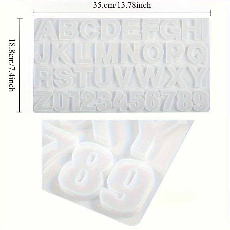Letter A To Z Pendants Silicon - Resin Art Alphabet ulasan dan harga