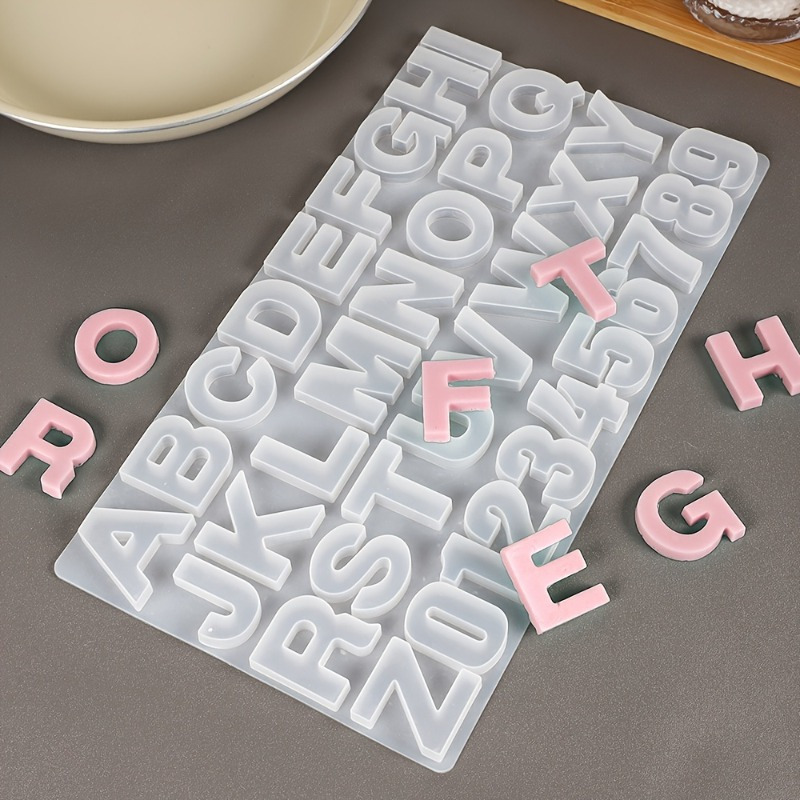 Letter A To Z Pendants Silicon - Resin Art Alphabet ulasan dan harga