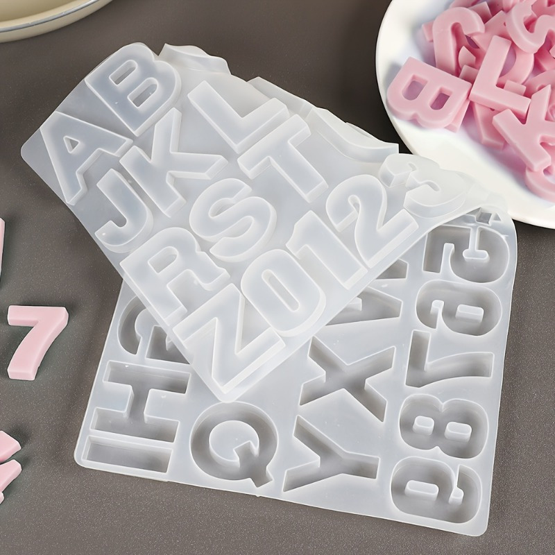 Letter A To Z Pendants Silicon - Resin Art Alphabet ulasan dan harga