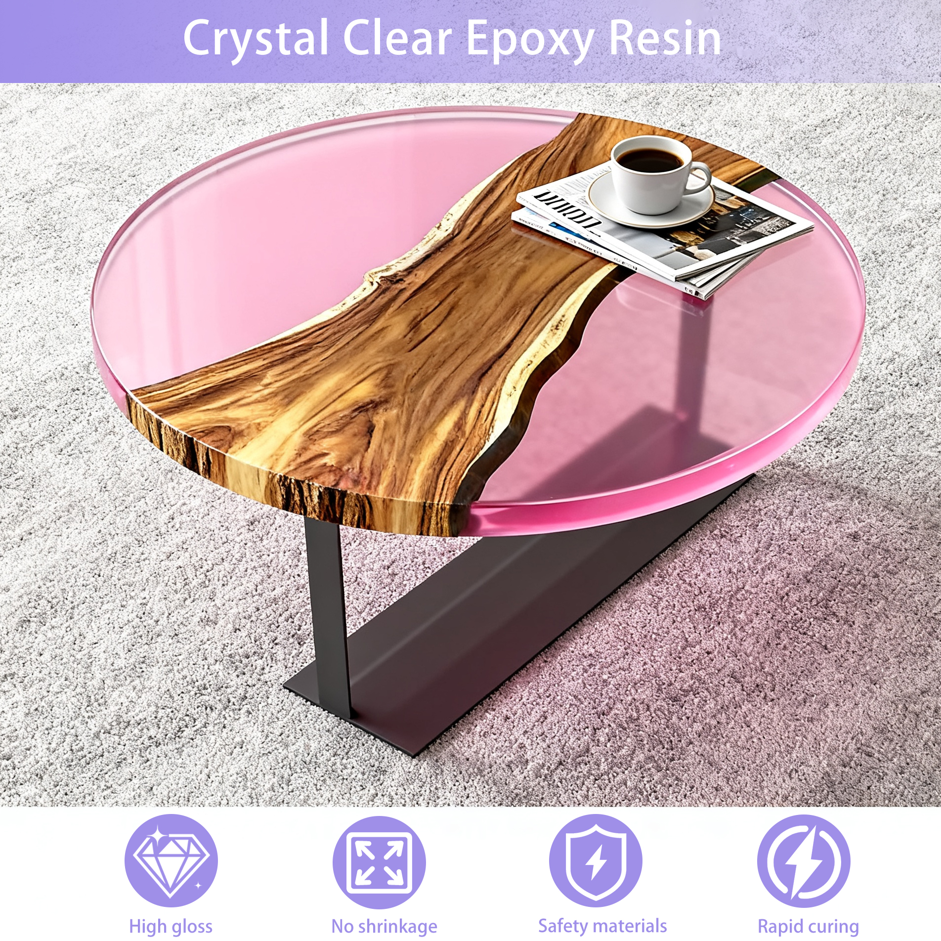 200g UV Resin Crystal Clear Ha - Resin Art Epoxy ulasan dan harga