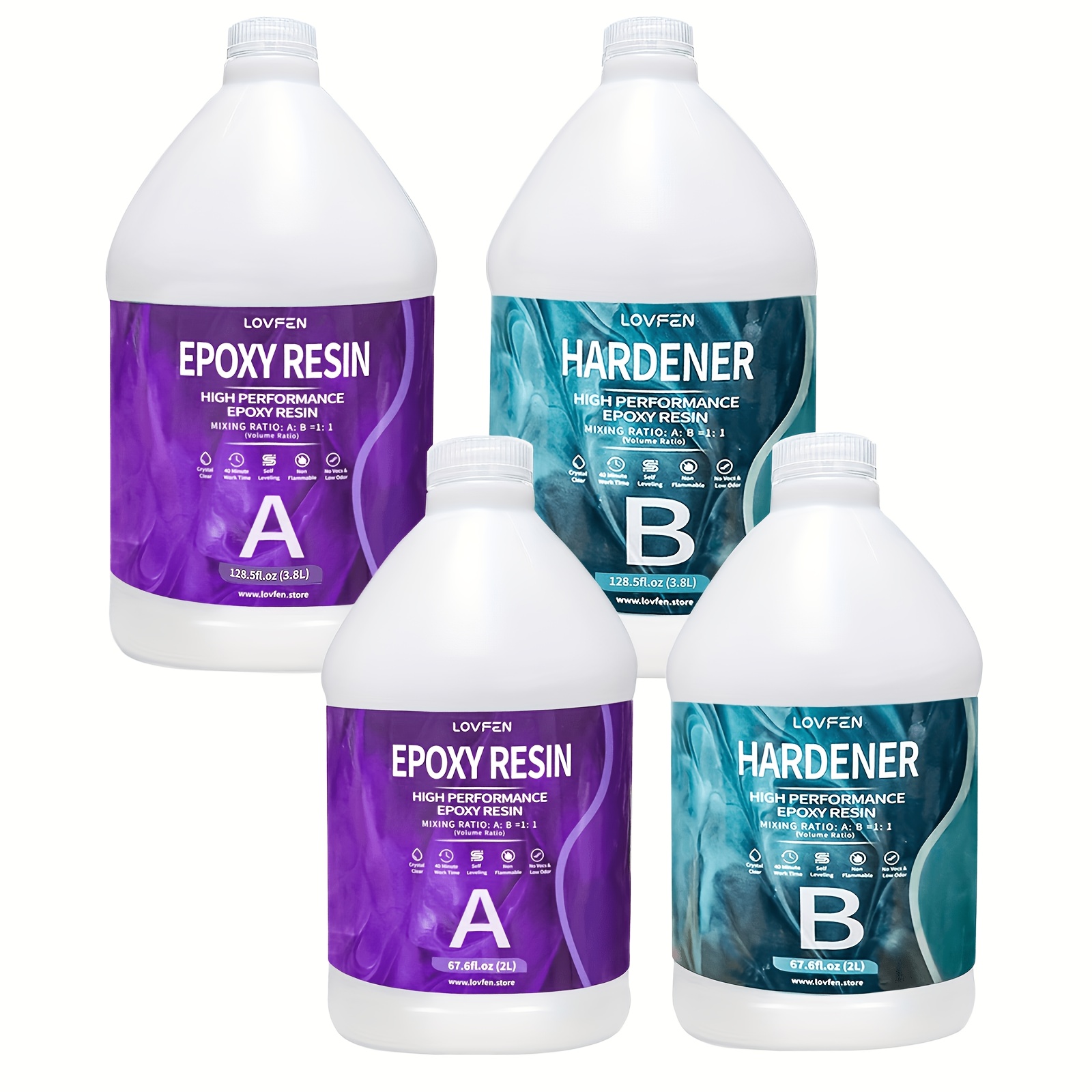 4 Gallon Super Clear Epoxy Res - Resin Art Use ulasan dan harga