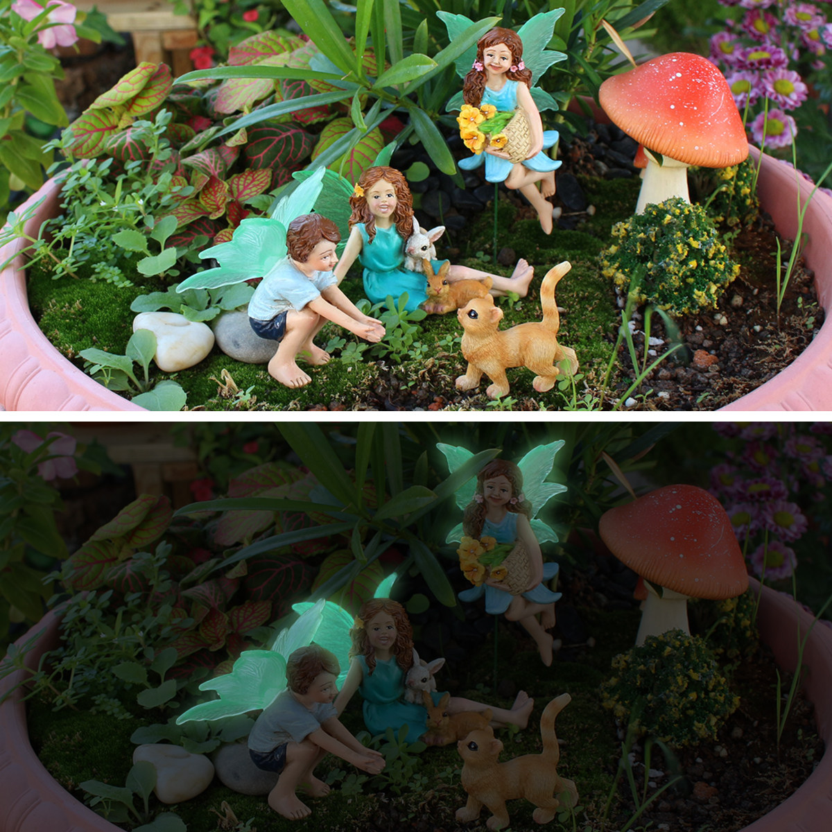 4pc Flower Fairy and Animal Pa - Resin Art Craft ulasan dan harga