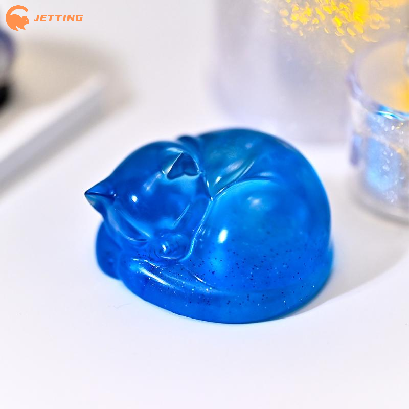 1PCS Sleeping Cat Dog Ornament - Resin Art Guide ulasan dan harga