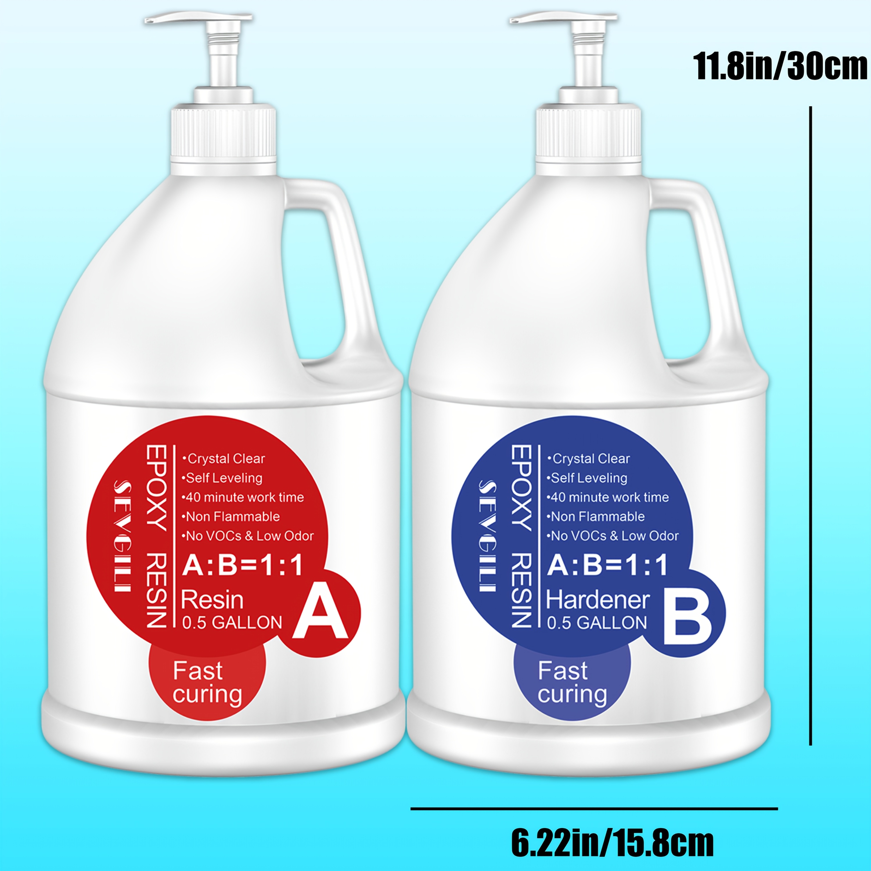 [Crystal Clear Epoxy] 128oz Ep - Resin Art Ratio ulasan dan harga
