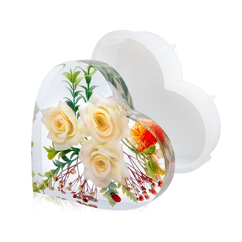 Large Heart Epoxy Resin Mold F - Resin Art Guide ulasan dan harga