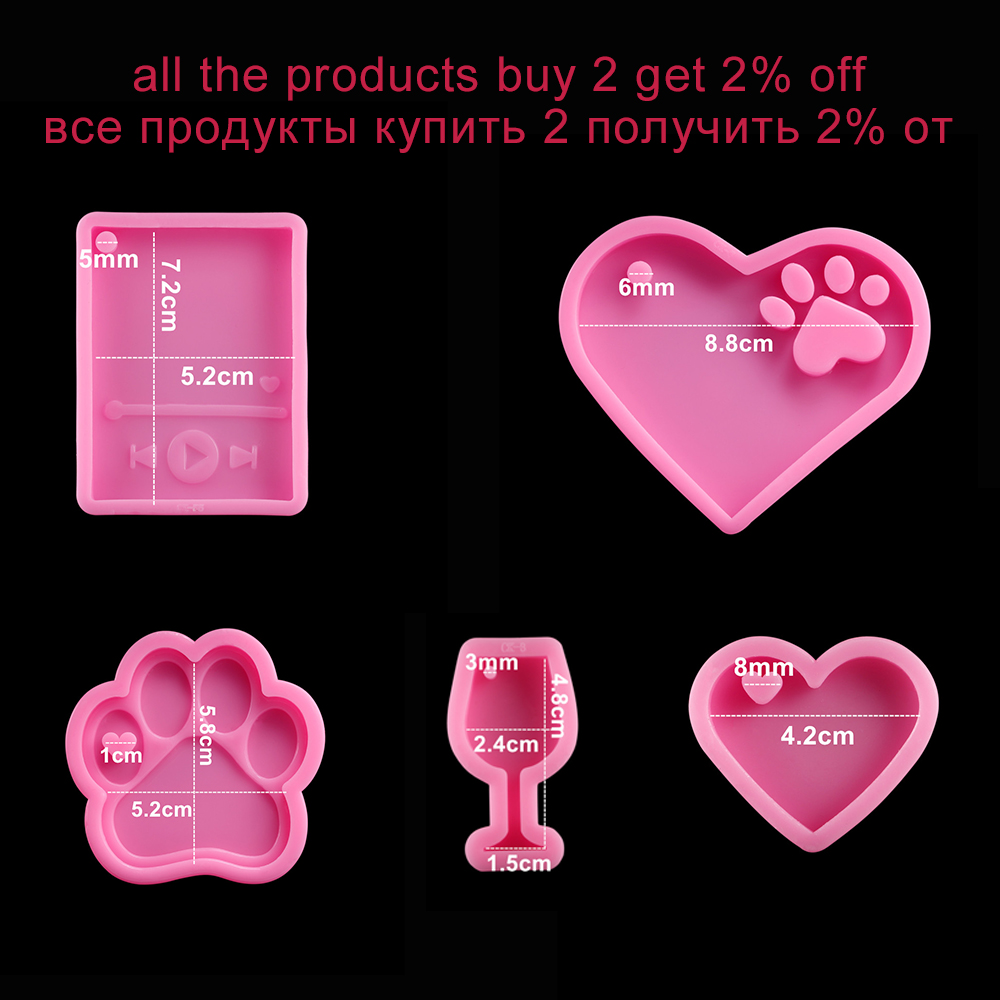 Cat Bear Paw Dog Bone Tag Pend - Resin Art Tool Kit ulasan dan harga