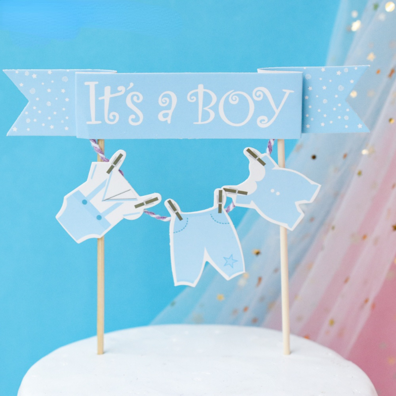 Gender Reveal Cake Decoration  - Resin Art Alphabet ulasan dan harga