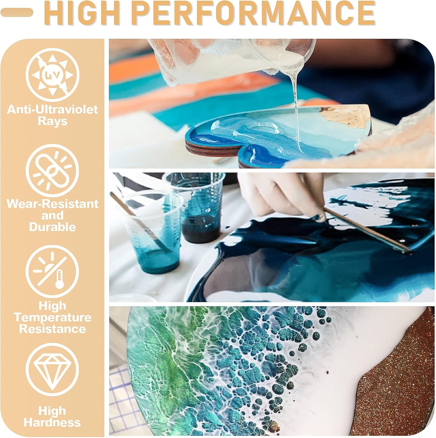 17.6oz/33.8oz AB Resin Epoxy G - Epoxy Resin Ab ulasan dan harga