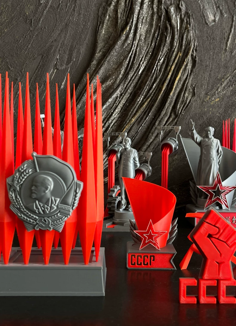 3D Printed USSR Lenin Order Co - Resin Art Order ulasan dan harga