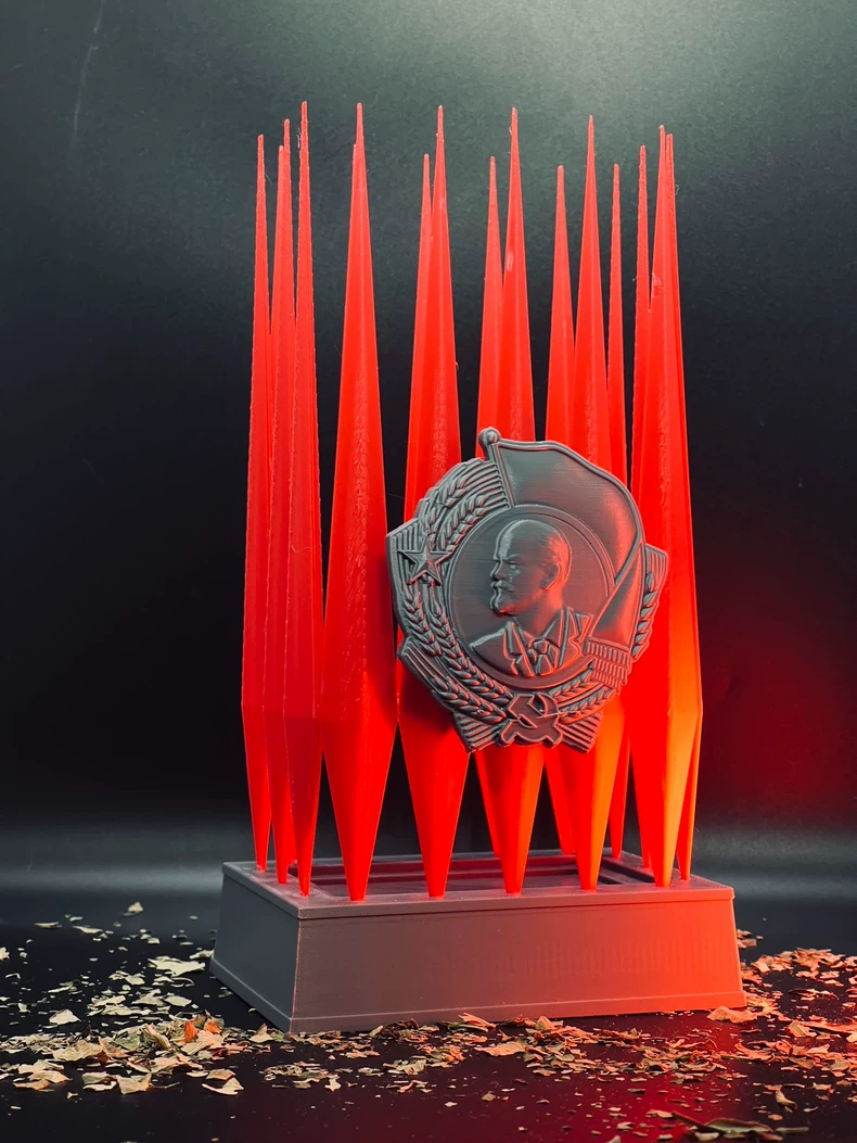 3D Printed USSR Lenin Order Co - Resin Art Order ulasan dan harga