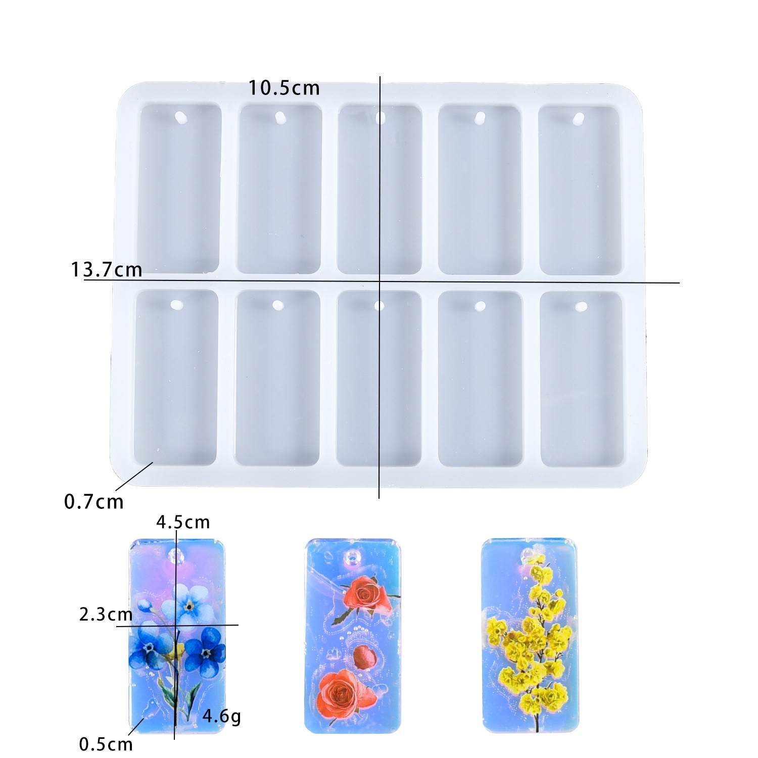 DIY epoxy resin mold 10-connec - Resin Art Guide ulasan dan harga