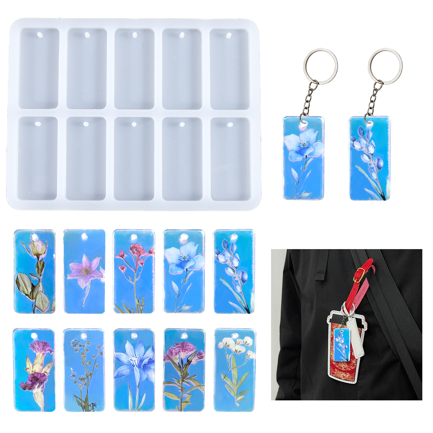 DIY epoxy resin mold 10-connec - Resin Art Guide ulasan dan harga
