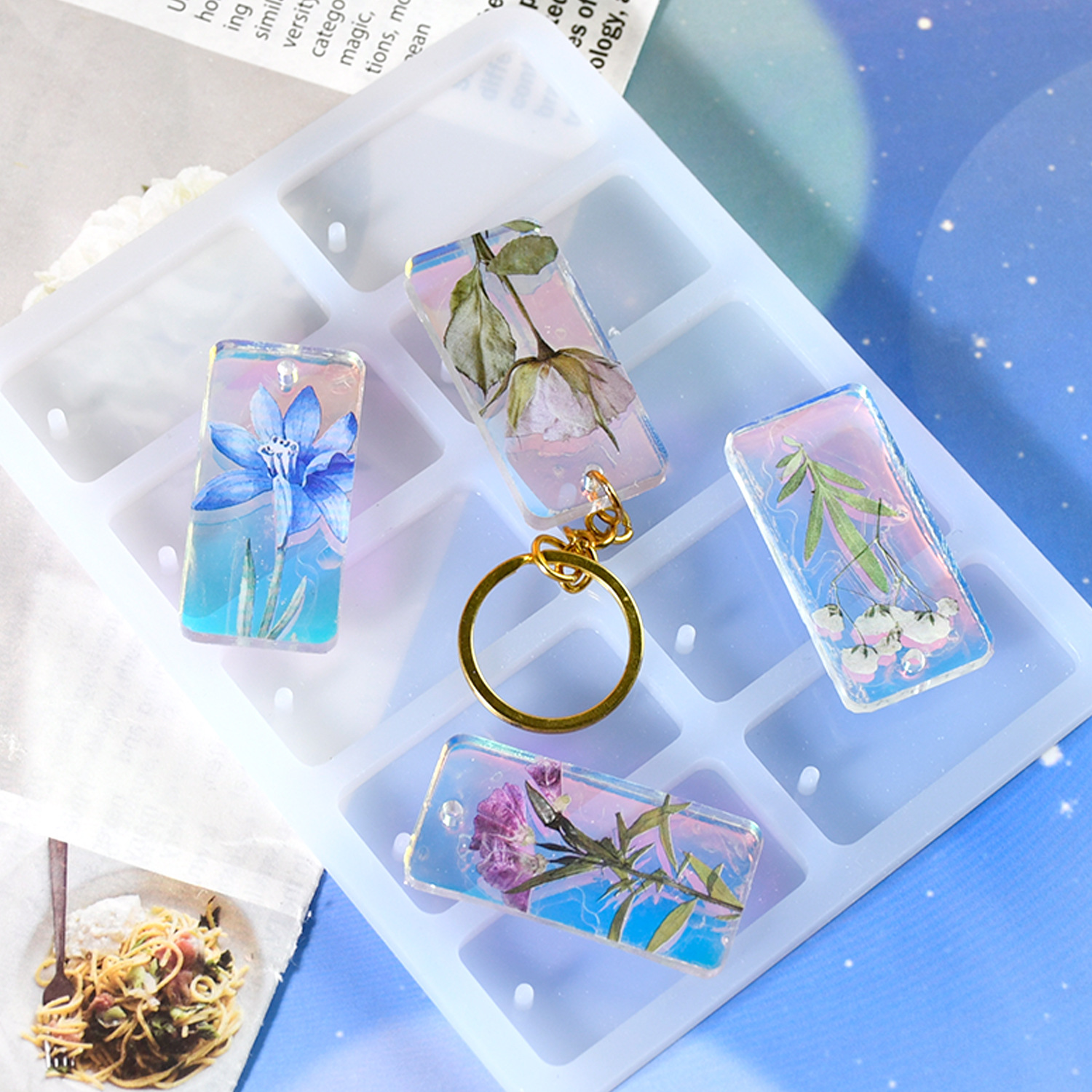 DIY epoxy resin mold 10-connec - Resin Art Guide ulasan dan harga
