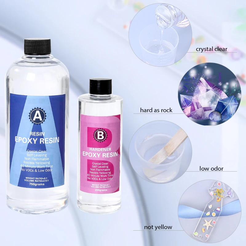 Epoxy Resin Kit Crystal Clear  - Resin Art Pro ulasan dan harga