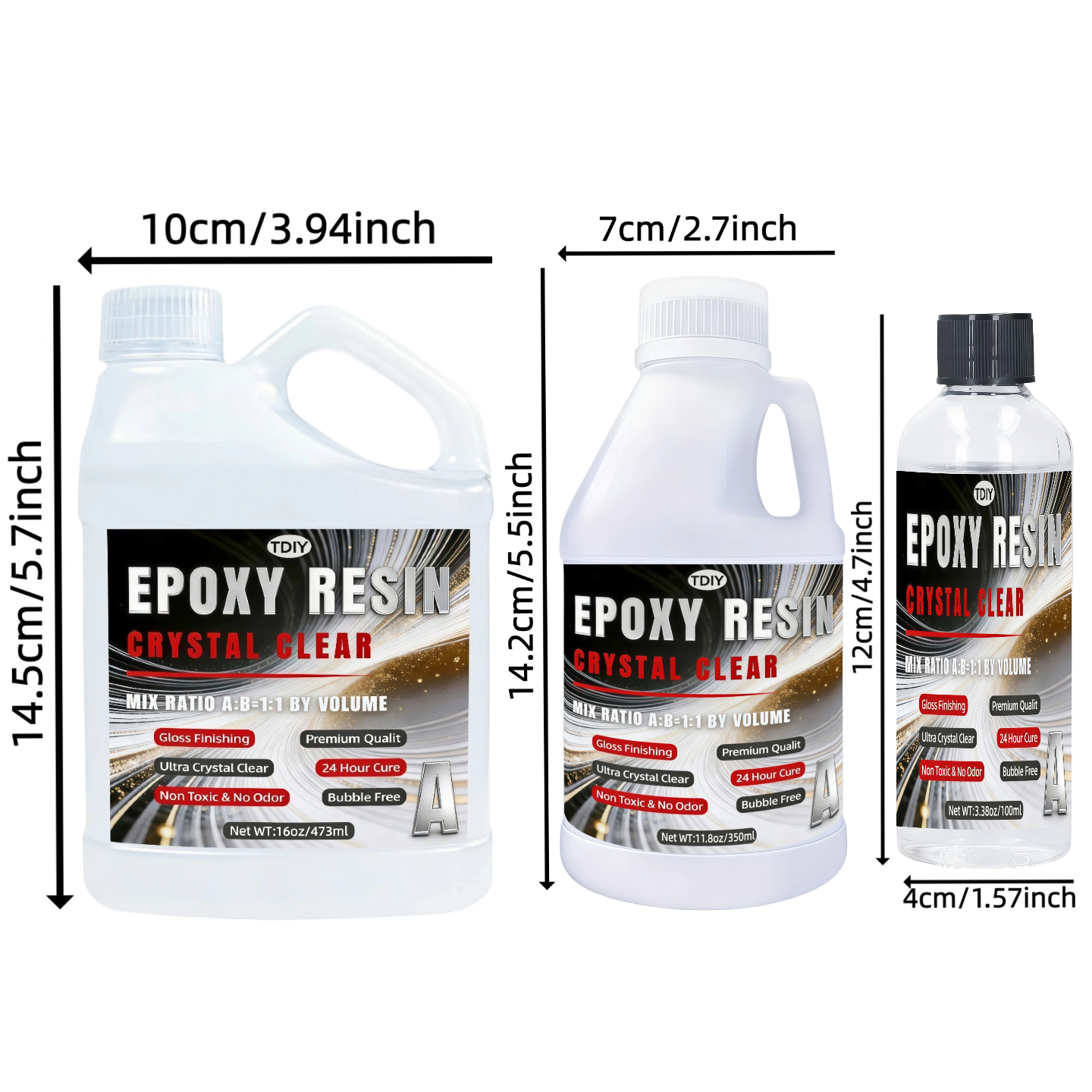1:1 Crystal Clear Epoxy Resin  - Resin Art Pro ulasan dan harga