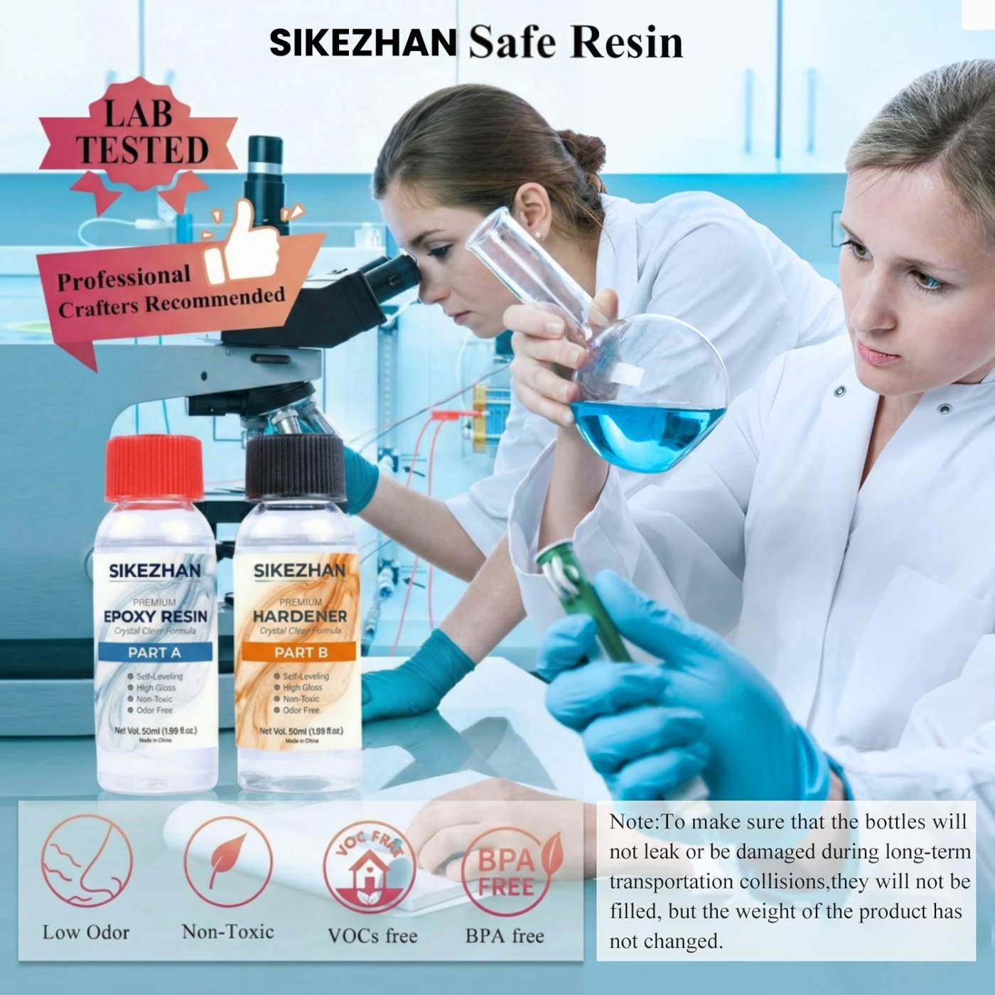 SIKEZHAN Crystal Clear Epoxy R - Resin Art Ratio ulasan dan harga