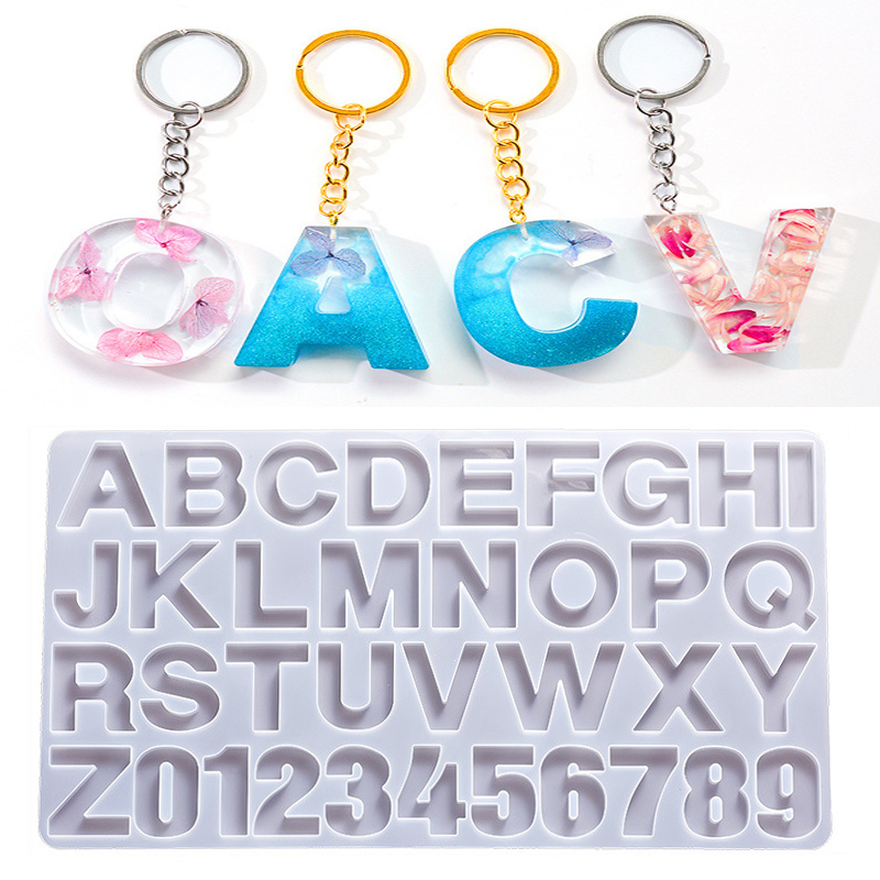 Alphabet Epoxy Resin Silicone  - Resin Art Pro ulasan dan harga