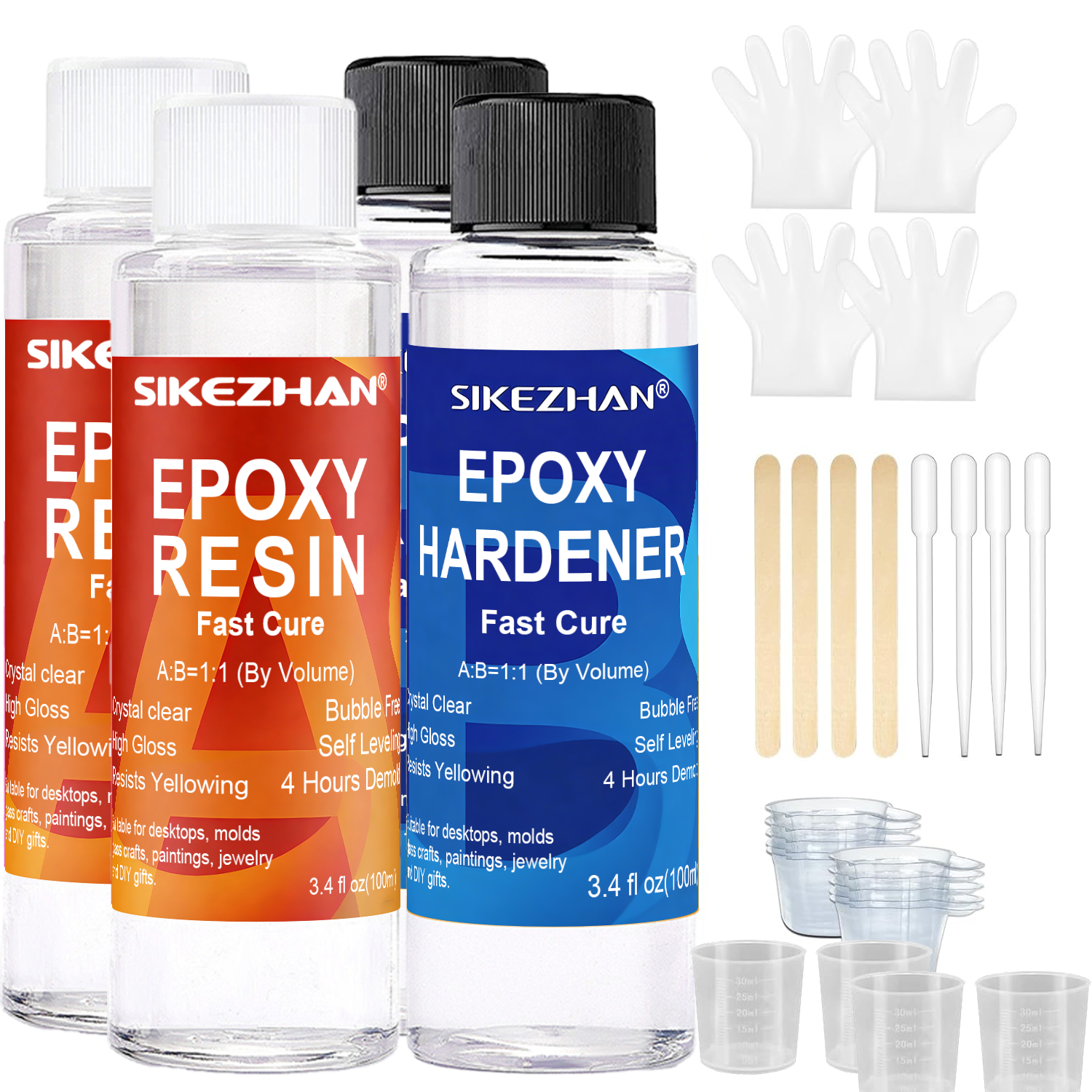 Clear Epoxy Resin AB Glue Hard - Epoxy Resin Ab ulasan dan harga