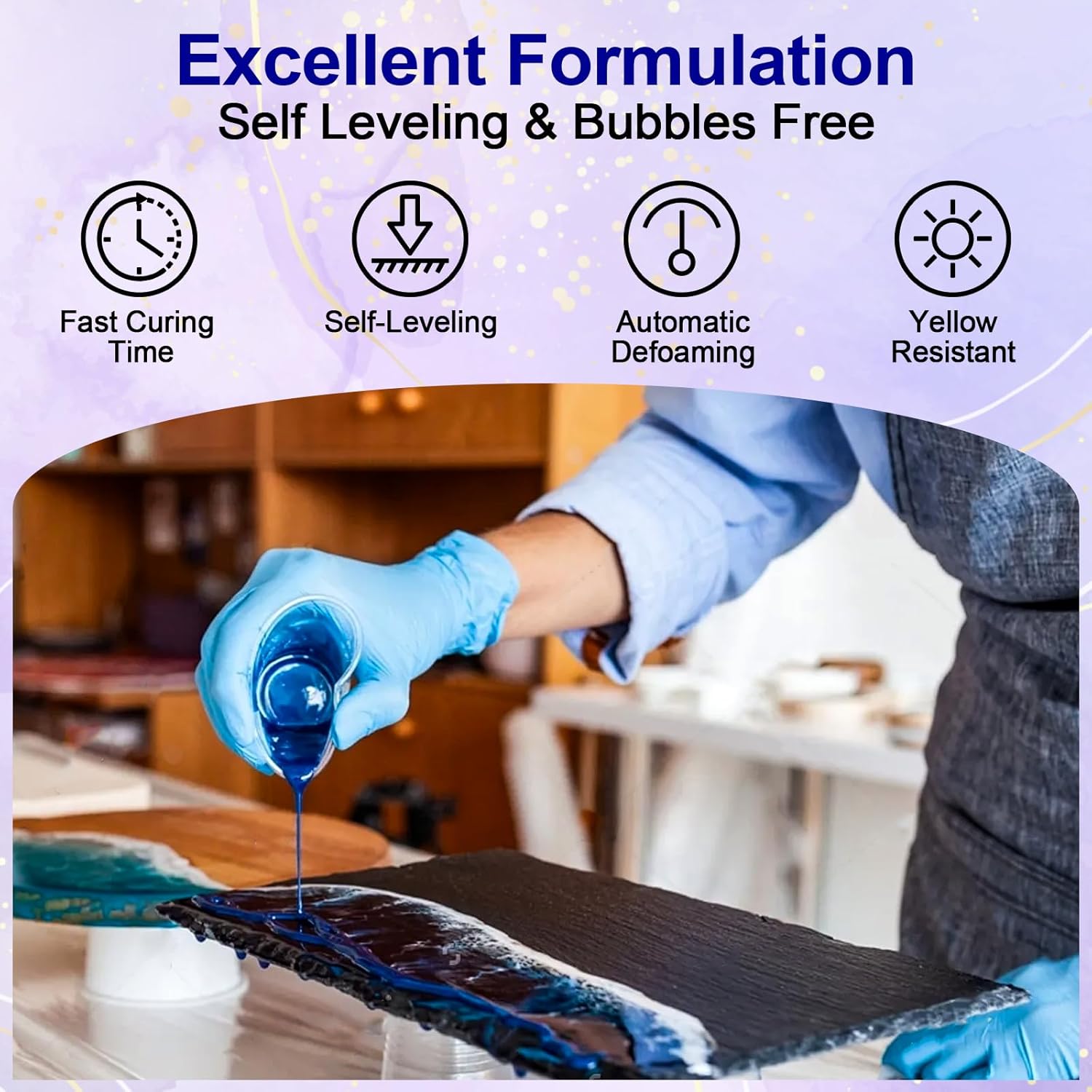 Clear Epoxy Resin AB Glue Hard - Epoxy Resin Ab ulasan dan harga