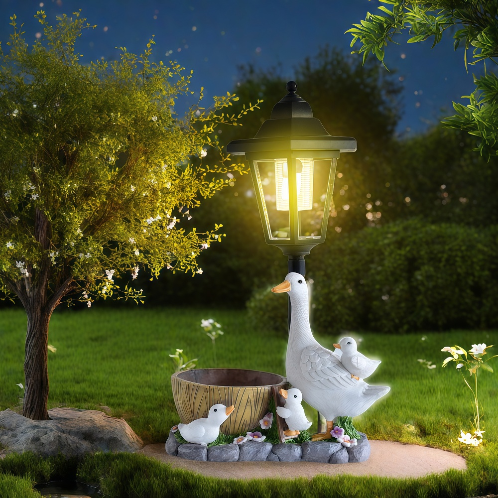 Solar Duck Night Light Garden  - Resin Art Craft ulasan dan harga